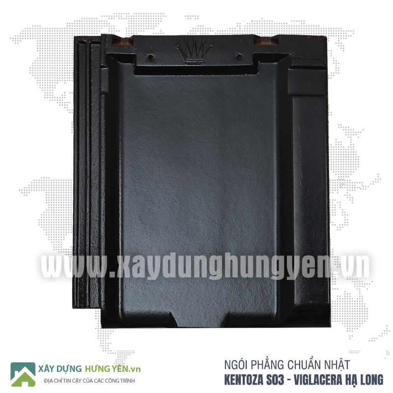 Ngói phẳng Kentoza S03 - tím than