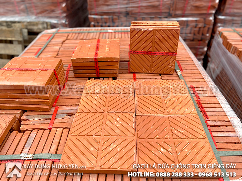 Gạch lá dừa 20x20 Giếng Đáy tại công ty TNHH Đức Thắng