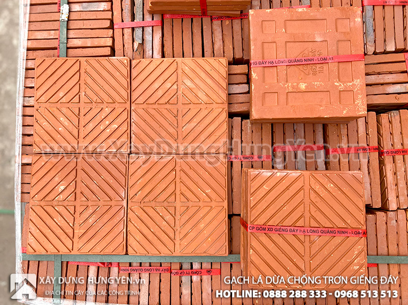 Gạch lá dừa 20x20 Giếng Đáy tại công ty TNHH Đức Thắng