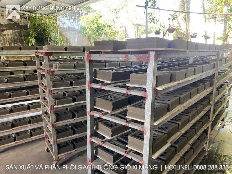 Nhà sản xuất và phân phối gạch bông gió xi măng trang trí tại Hưng Yên